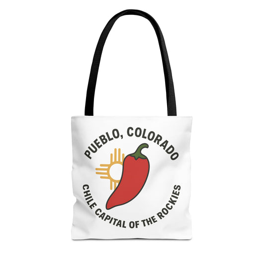Pueblo Chili Tote Bag, Southwestern Style Bag, Gift for Colorado Lovers, Market Bag, Eco-friendly Shopping Tote