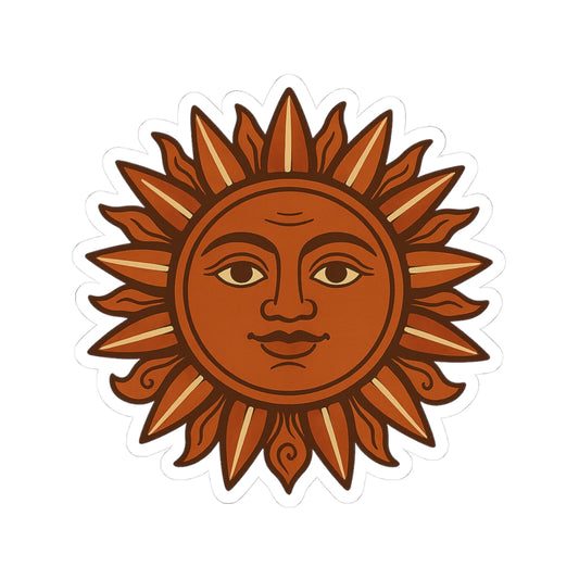 Sun Kiss-Cut Stickers - Pueblo Teracotta Design