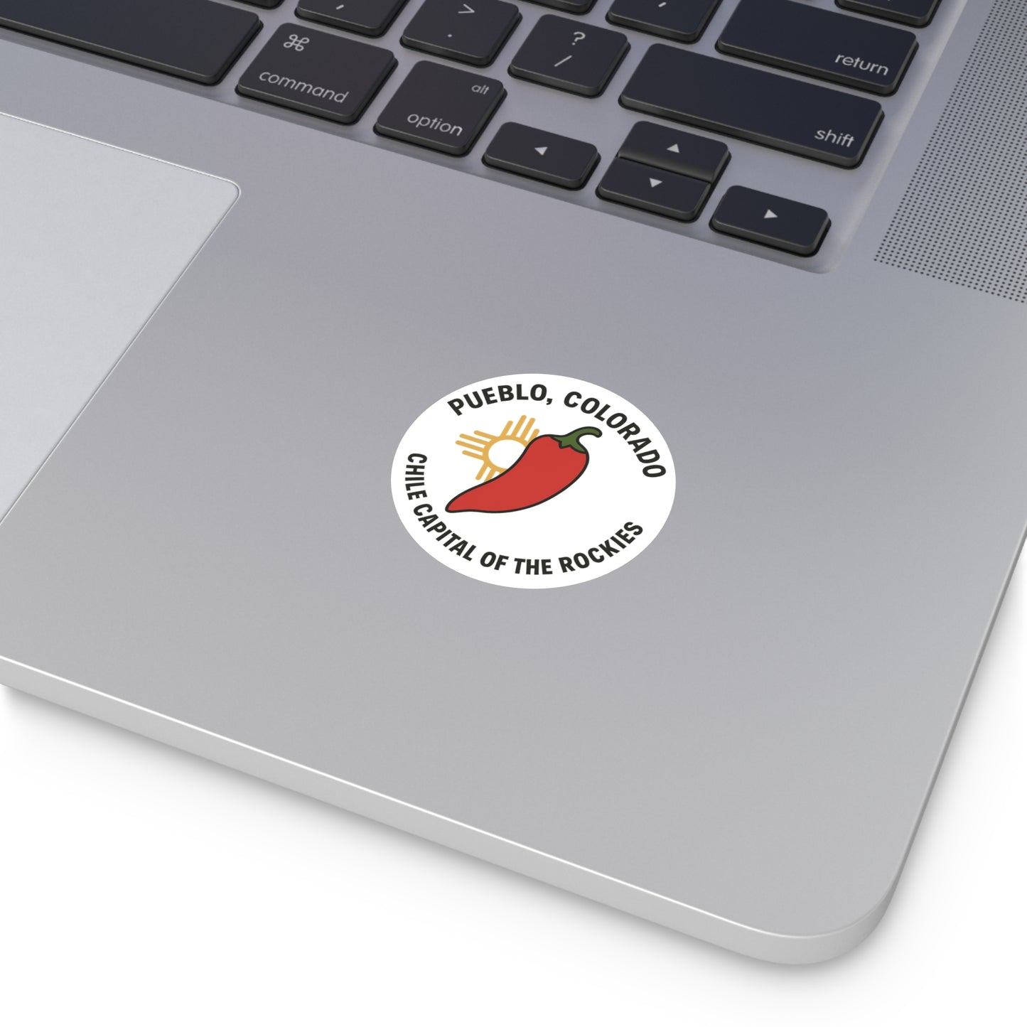 Red Chile & Zia Sunburst Sticker