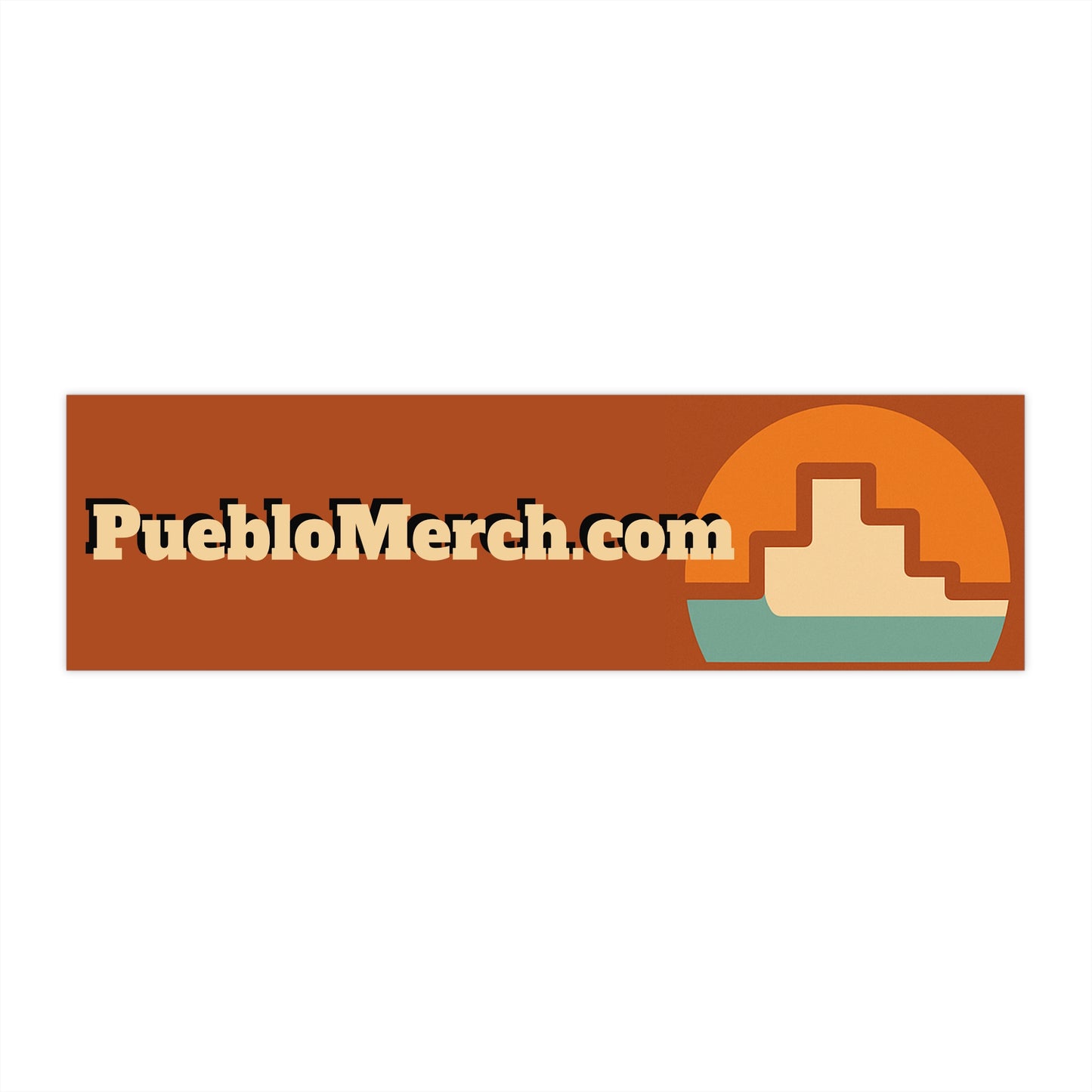 Pueblo Merch Bumper Stickers
