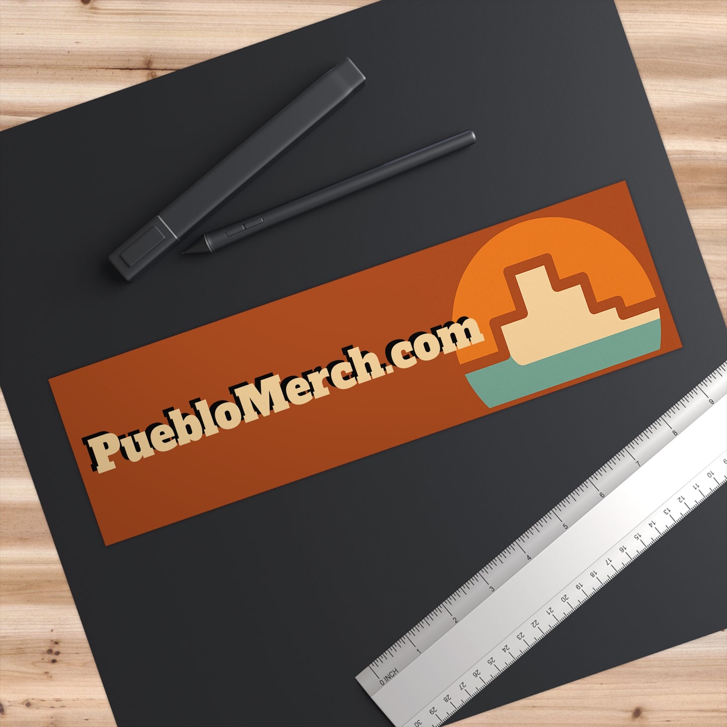 Pueblo Merch Bumper Stickers