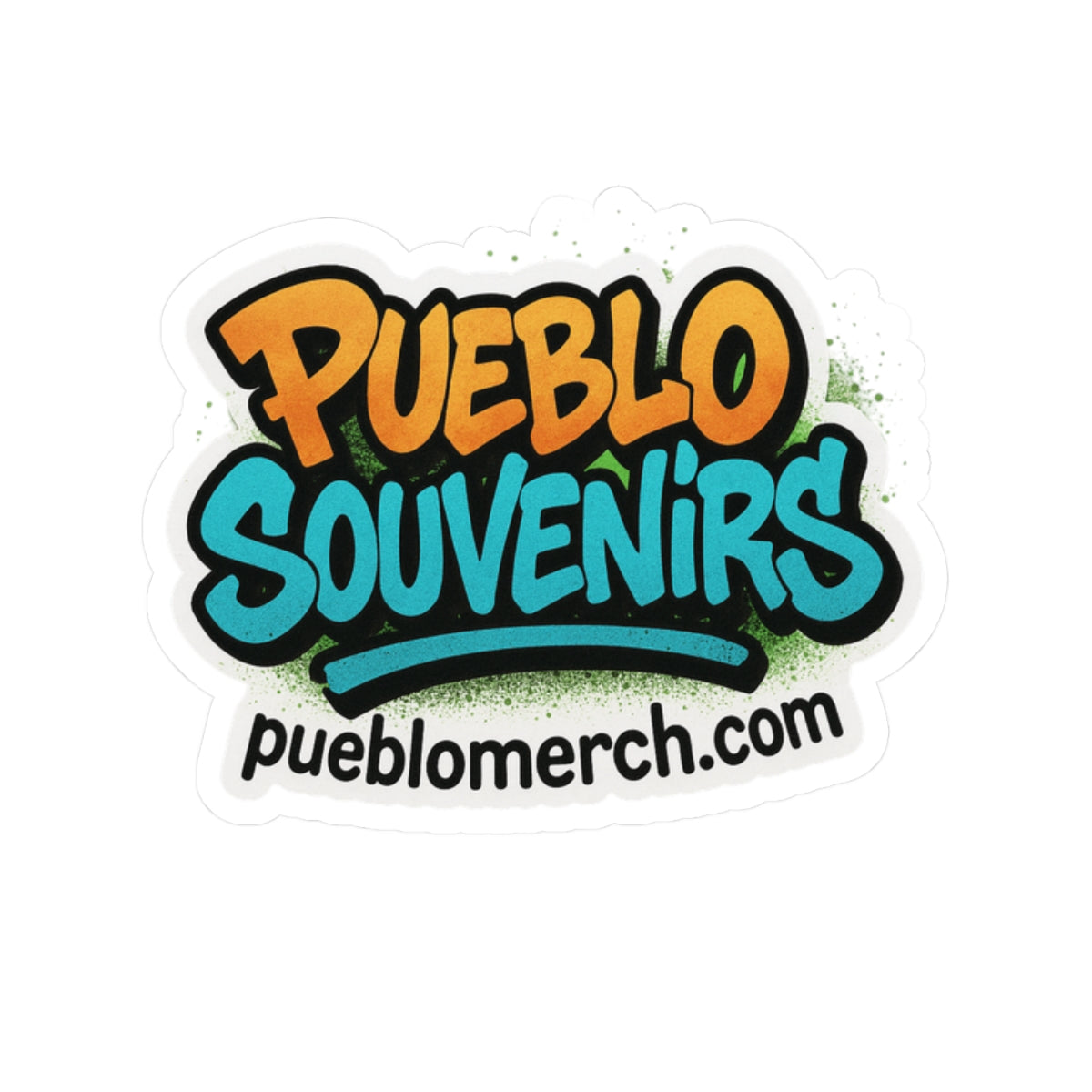 Pueblo Souvenirs Graffiti Sticker – pueblomerch.com